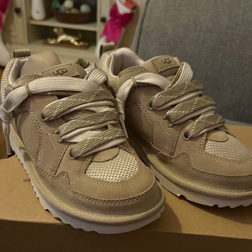 UGG Kids Beige Sneakers